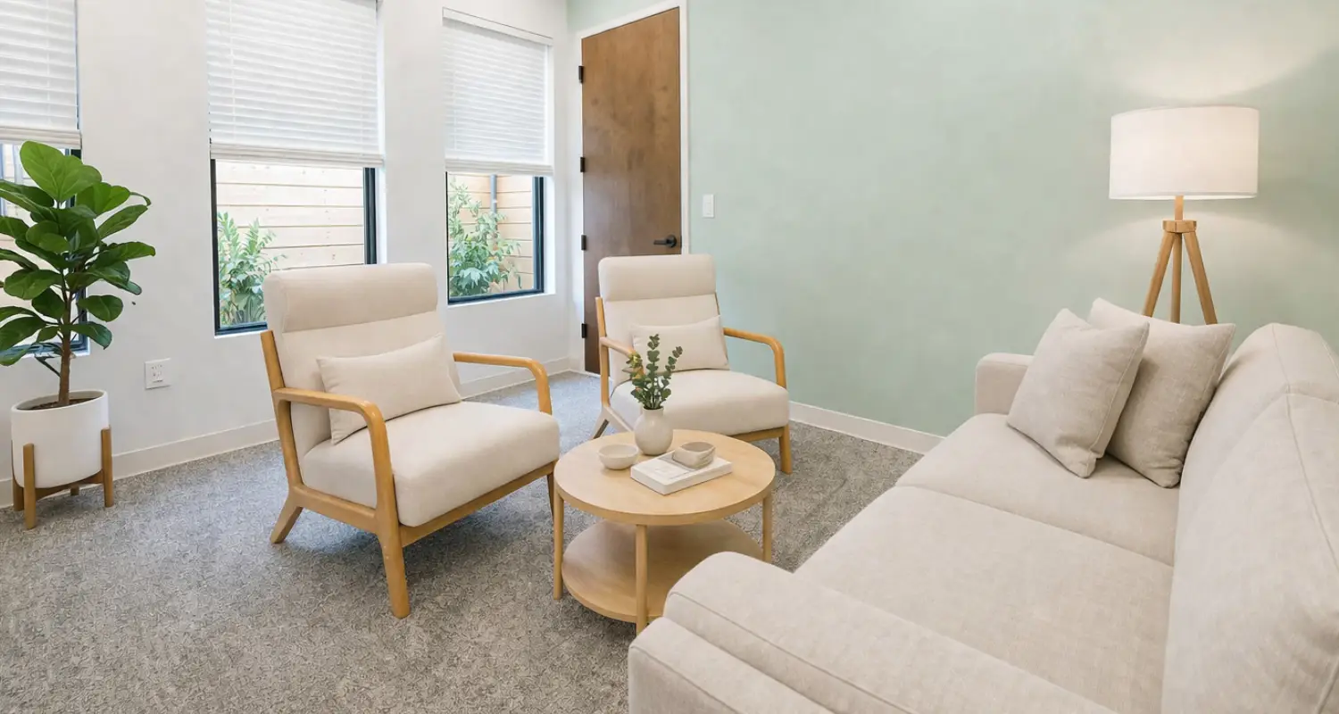 Intensive outpatient program lounge at Northview Wellness in Atlanta, GA